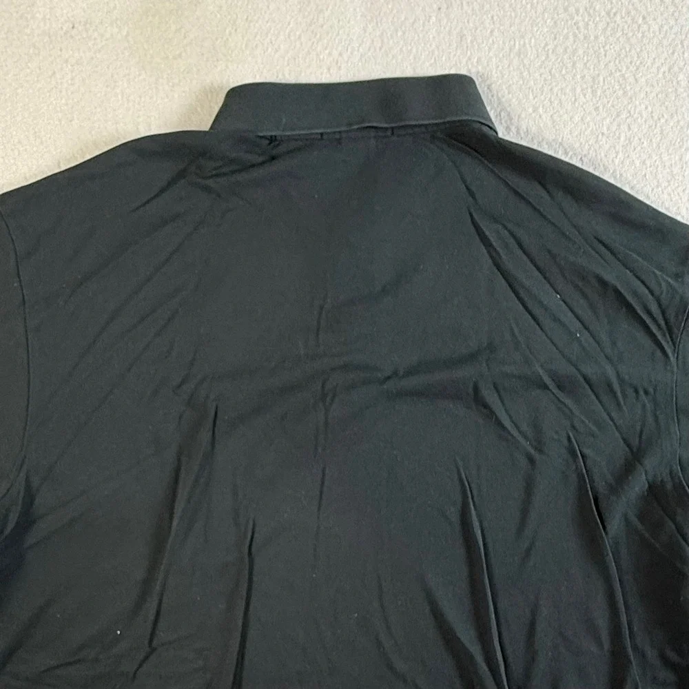 Polo Ralph Lauren Polo Shirt Mens 2XLT Pima Cotton Short Sleeve Black - Picture 4 of 8